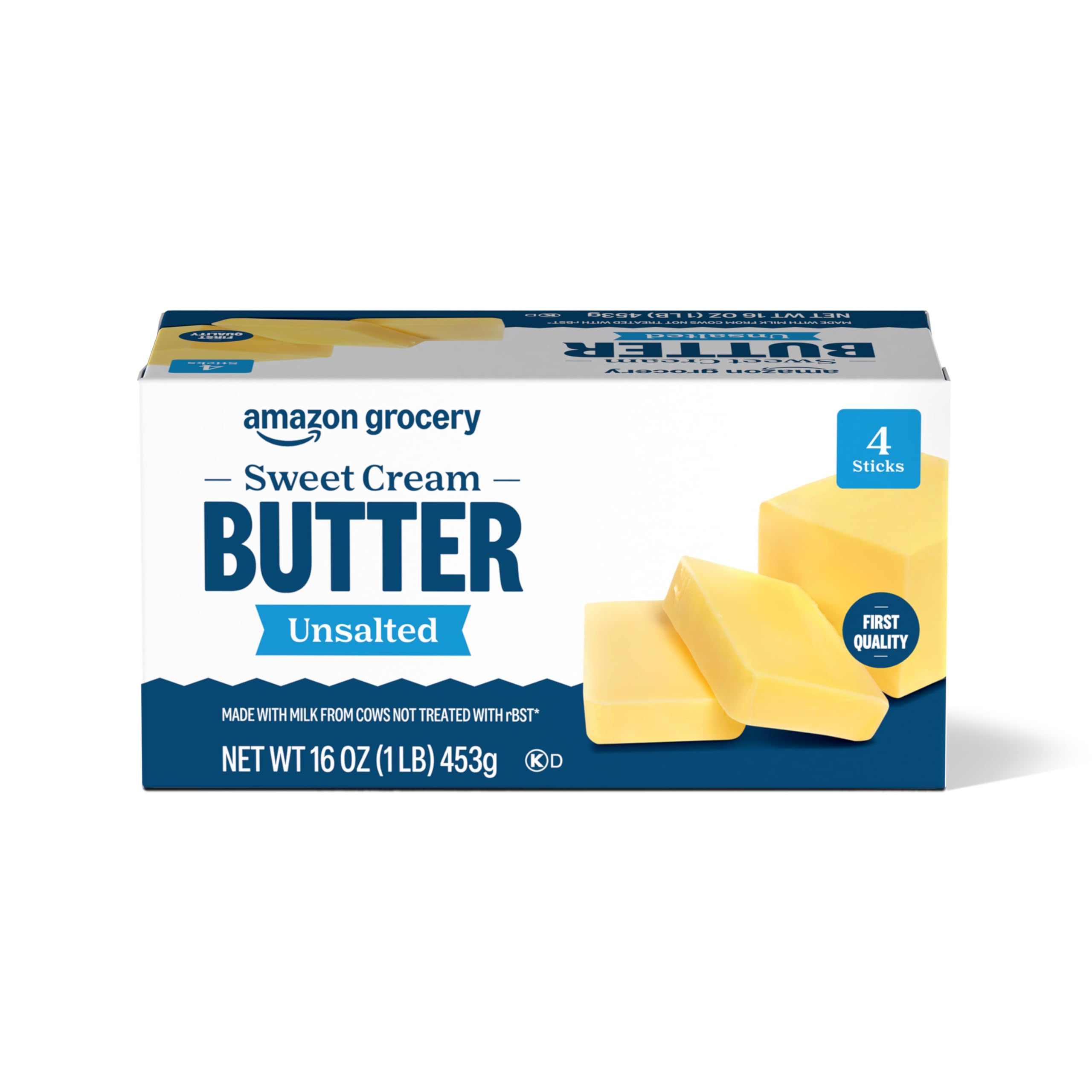 Amazon Grocery Sweet Cream Butter Unsalted 16 Oz Previously Amazon Fresh Packaging May Vary