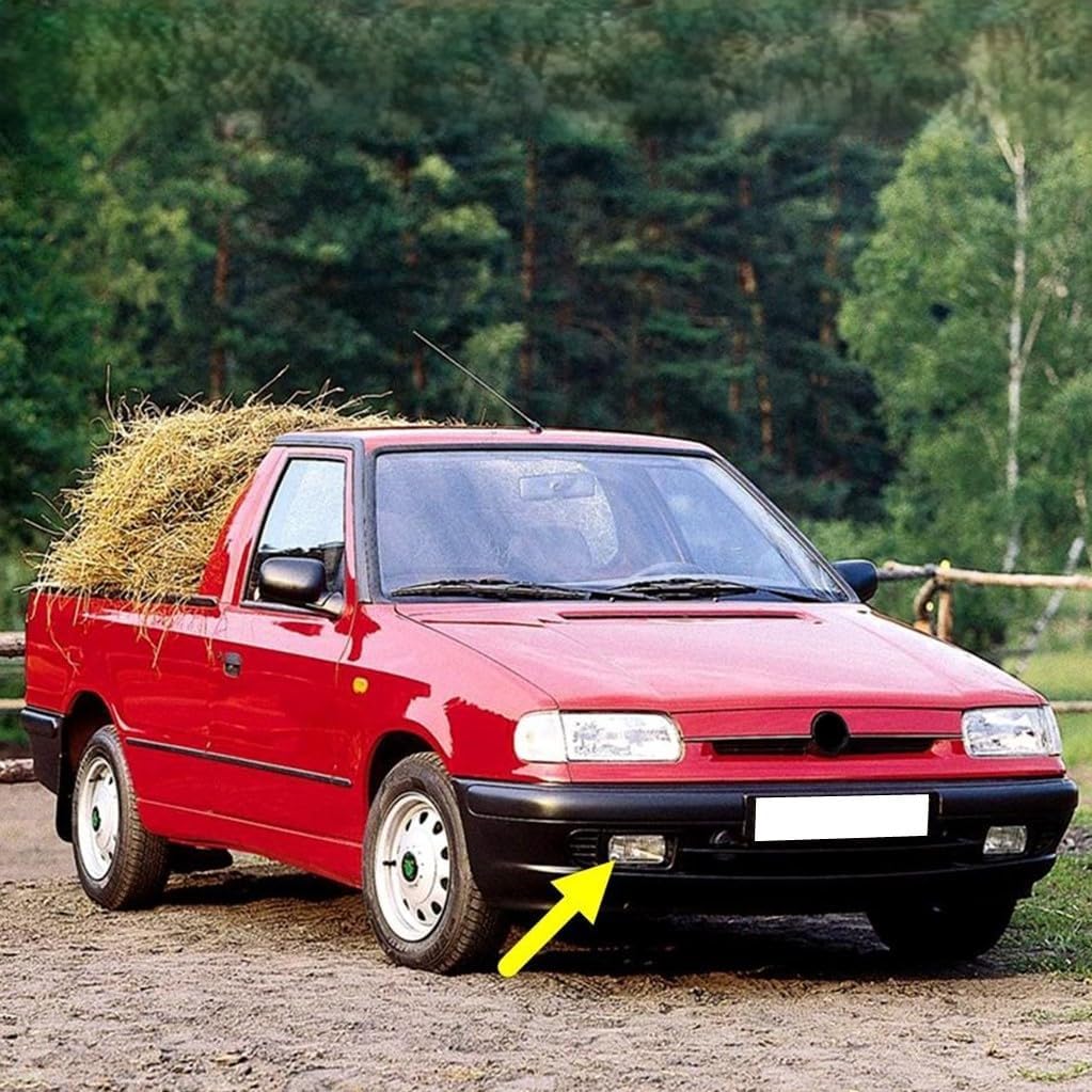 Ön Tampon Sağ Sis Farı Kapağı 6U0807432D Skoda Pickup Pikap ile uyumlu 1995-2001