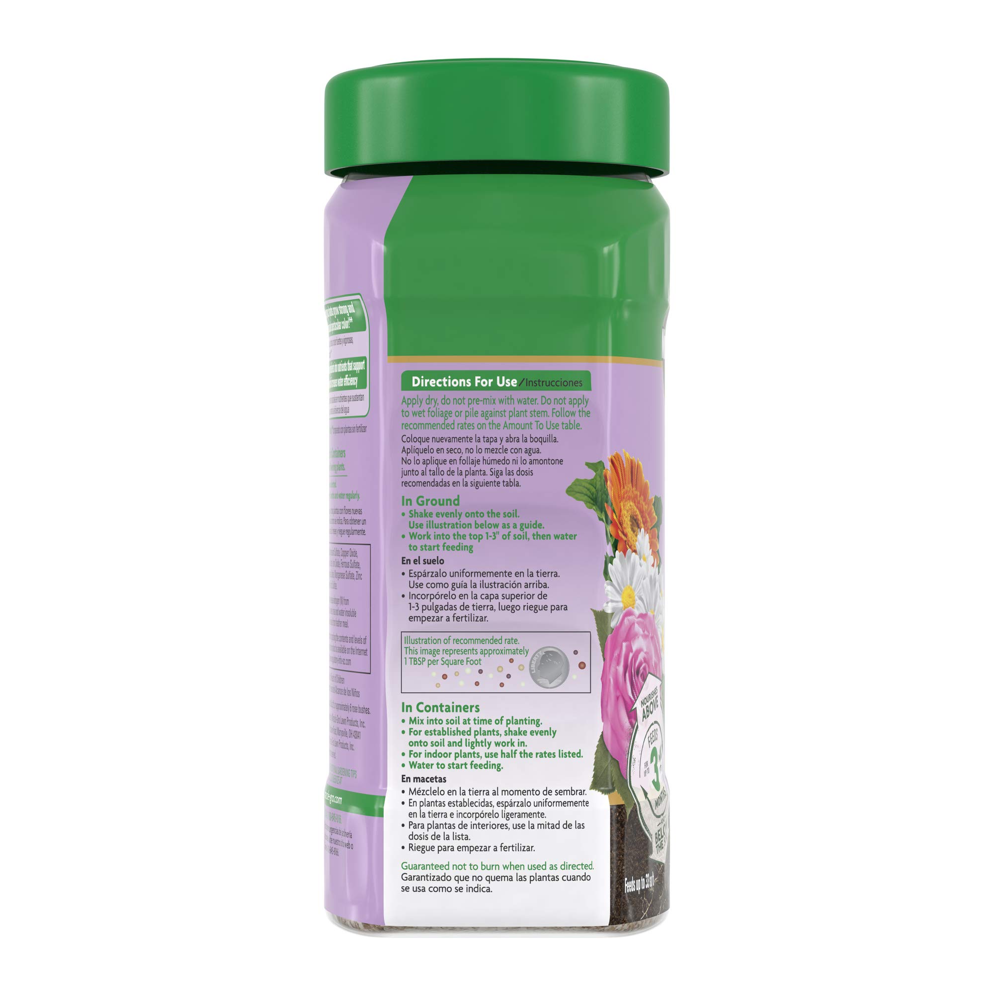 MiracleGro Shake 'n Feed Rose and Bloom Plant Food Promotes More