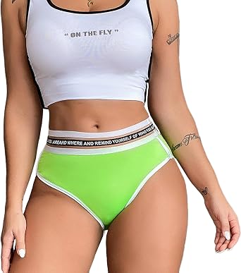 Women Retro Dolphin Booty Shorts Sports Yoga Gym Hot Pant Sexy Striped Underwear