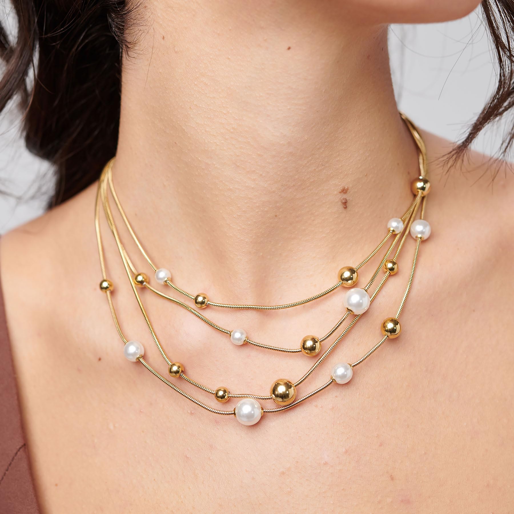 Brosway Collana Donna in Acciaio | Collana Con Perle | Collezione Perfect - BPC51