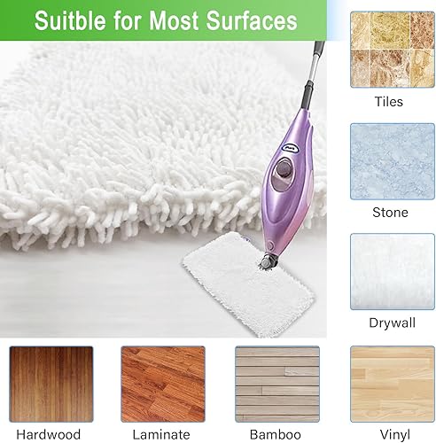 Miniatura 4 de Almohadillas de repuesto para trapeador de vapor para Shark S3500 Series S3501 S3601 S3550 S3901 SE450 S3801CO S2901 S3601D S2902 Series