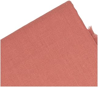 Paño de lino y algodón de color sólido, suministros de costura, bordado de punto de cruz, ropa para bordar, tela de costura (naranja, 18 x 18 cm)