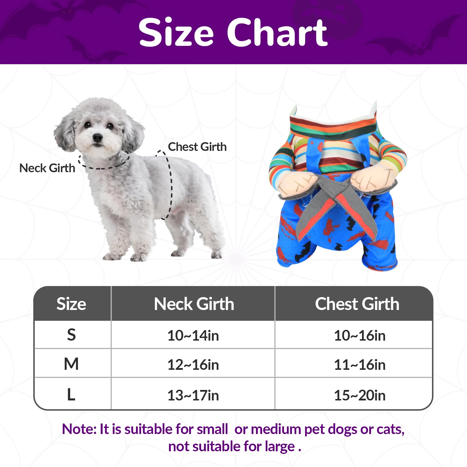 Dog Halloween Costumes, Fancy Pet Dog Clothes - Image 3