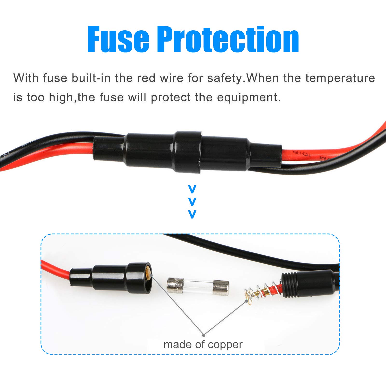 2 Pack Car Cigarette Lighter Socket, Waterproof Marine Grade Cigarette