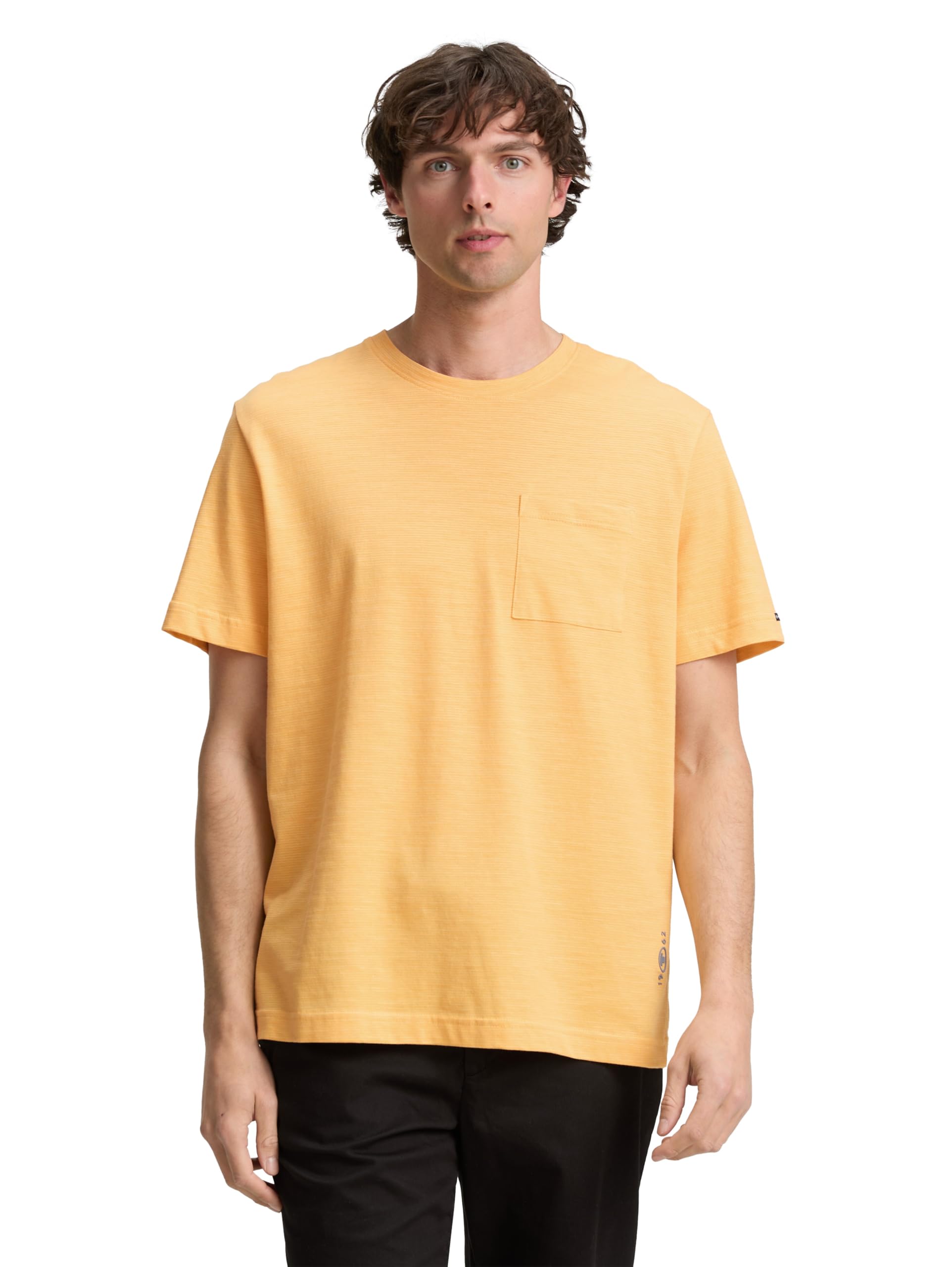 Tom Tailor Herren T-Shirt mit Brusttasche