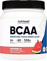 Vista 11 de Nutricost Polvo BCAA (Mango Naranja, 60 Porciones) - Relación Óptima 2:1:1, Sin Gluten, Sin OMG, Vegetariano