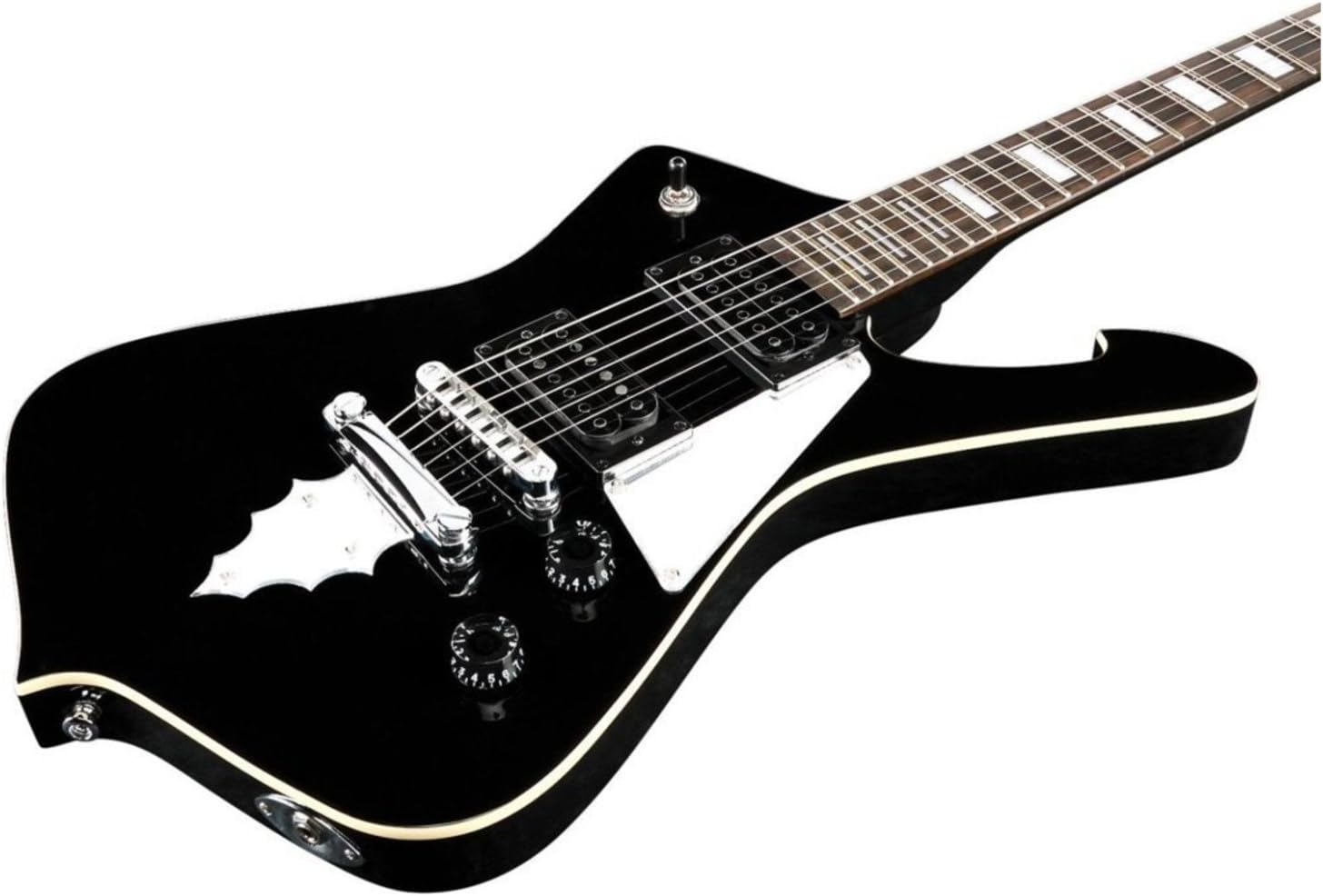 Ibanez PSM10BK Paul Stanley Signature MIKRO Black Short Scale Electric Guitar