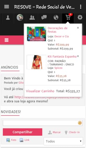 RESOVE - Rede Social de Vendas