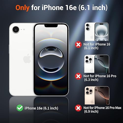 Miniatura 356 de SUPFINE - Funda magnética para iPhone 13 Pro Max (compatible con MagSafe), (protección contra caídas de grado militar de 10 pies), delgada, Negro