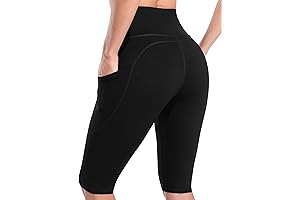 SOCIALA Women's High Waist Biker Shorts with Pockets - 12" Workout Running Shorts