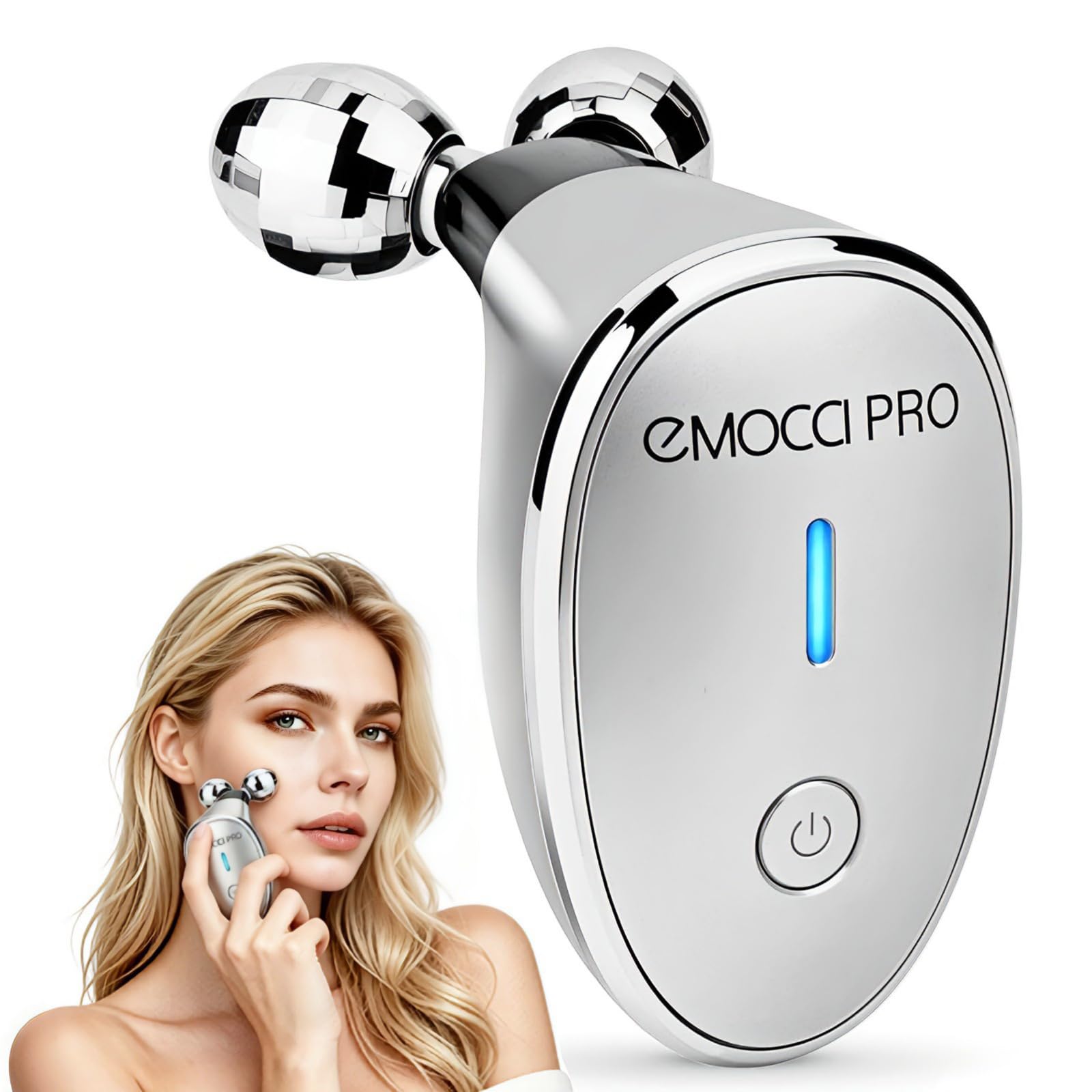 Electric Facial Massager Gentle Vibrating Face Roller Skincare Massage Tool