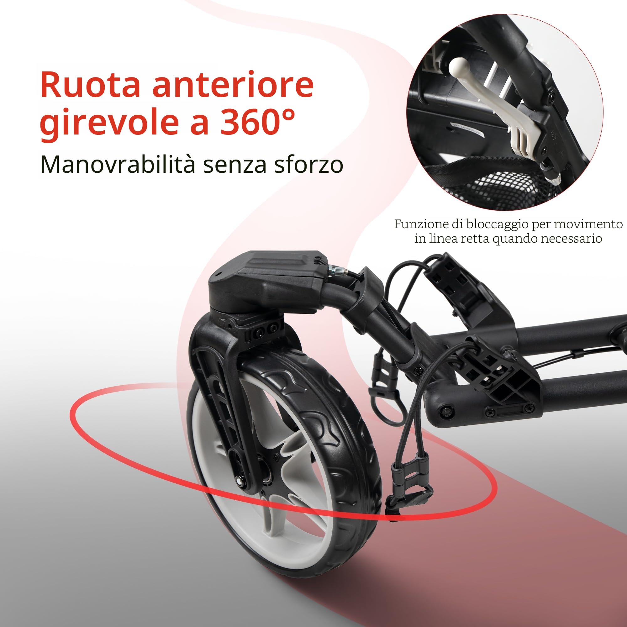 CaddyLite 15.3 Quad-Fold Golf Push Cart