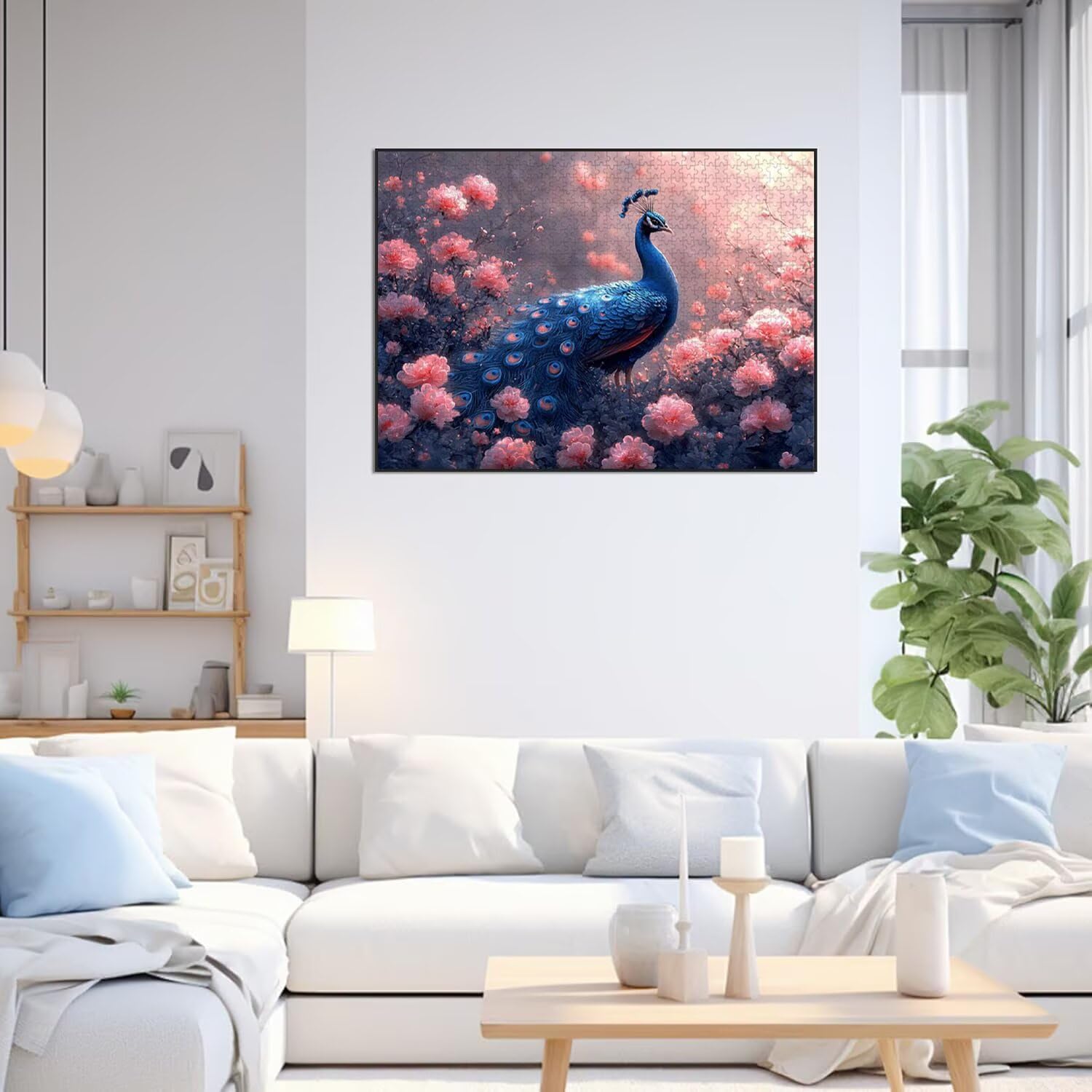 Puzzle 4000 Pezzi Paone Puzzle Classici per Gioco Familiare, n-381 | Impossibile Puzzles, Intrattenimento Creativo, Rilassamento e Intelligence, Regalo per Amore e Amico, Decorazioni Casa, Fiori