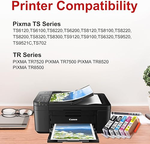 Miniatura 2 de PGI-280XXL 281XXL Compatible 280 281 XXL Cartucho de tinta negro de repuesto para Canon 280XXL 281xxl Uso de tinta para PIXMA TS8120 TR8520 TS6120