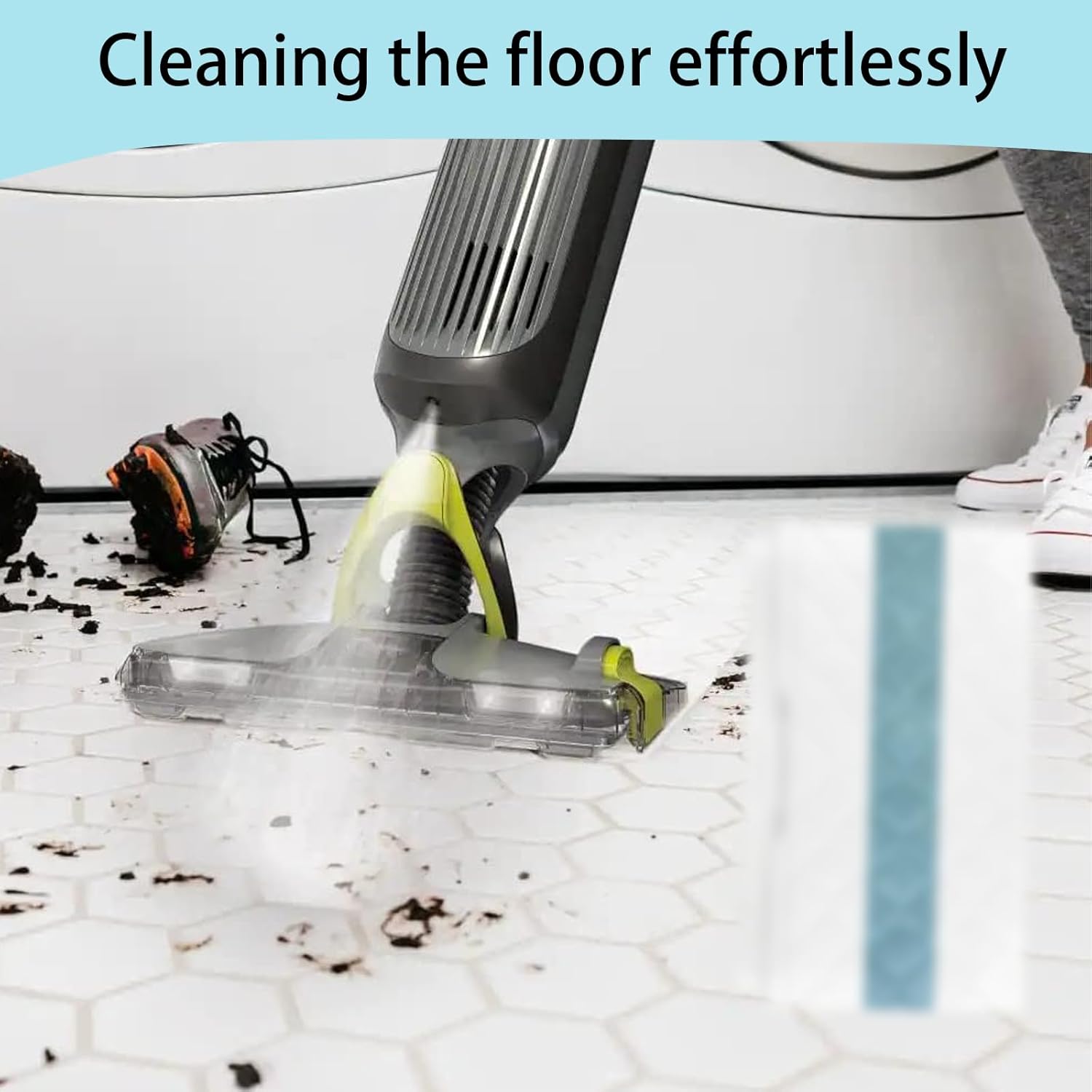 10PCS Disposable Hard Floor Mop Pad Refill for Shark VACMOP Pro VM252 VM200 VM190 VM250 VM251 VM200C VM252C QM250 VC205 Vacuum Cleaner Replacement Pads