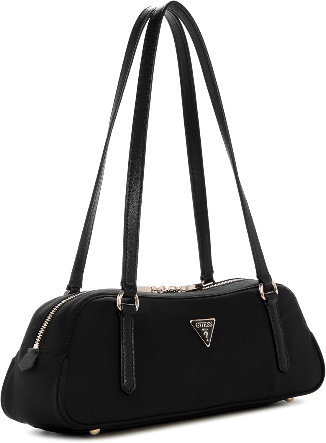 GUESS Gemma Shoulder Satchel, Black - Image 2