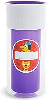 Vista 3 de Munchkin® Miracle® 360 - Vaso para beber con aislamiento, incluye calcomanías para personalizar la taza, 9 onzas, morado