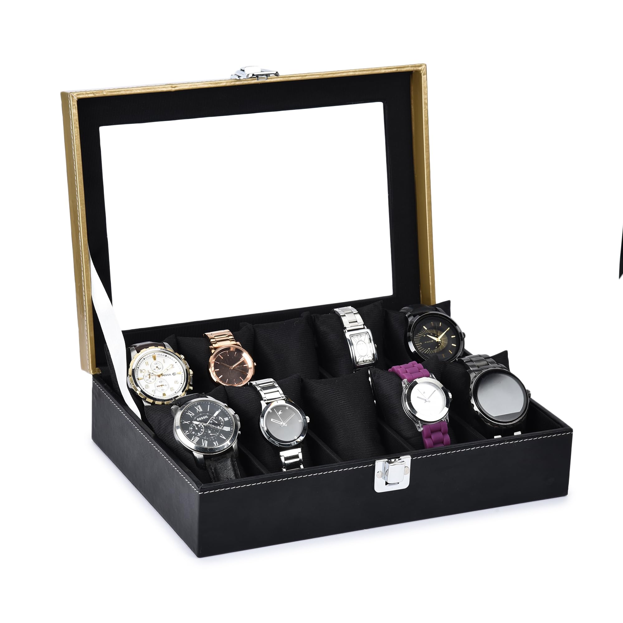 Galaxy Craft Standard watchcase 10 watches(Black) (B0C8DCFG7G) Amazon Price History, Amazon Price Tracker