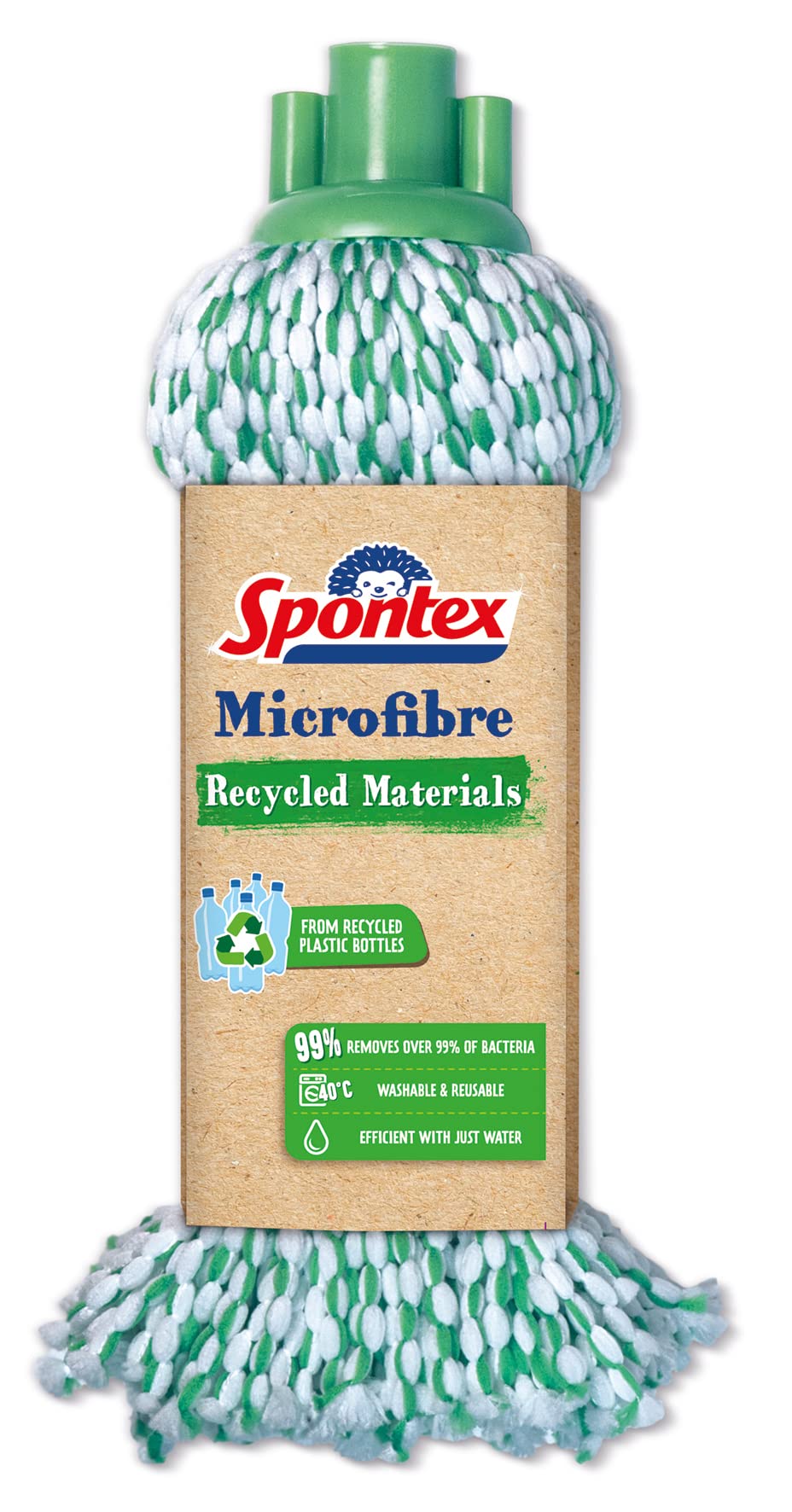 Spontex Materials Recycled mcrofibre mop