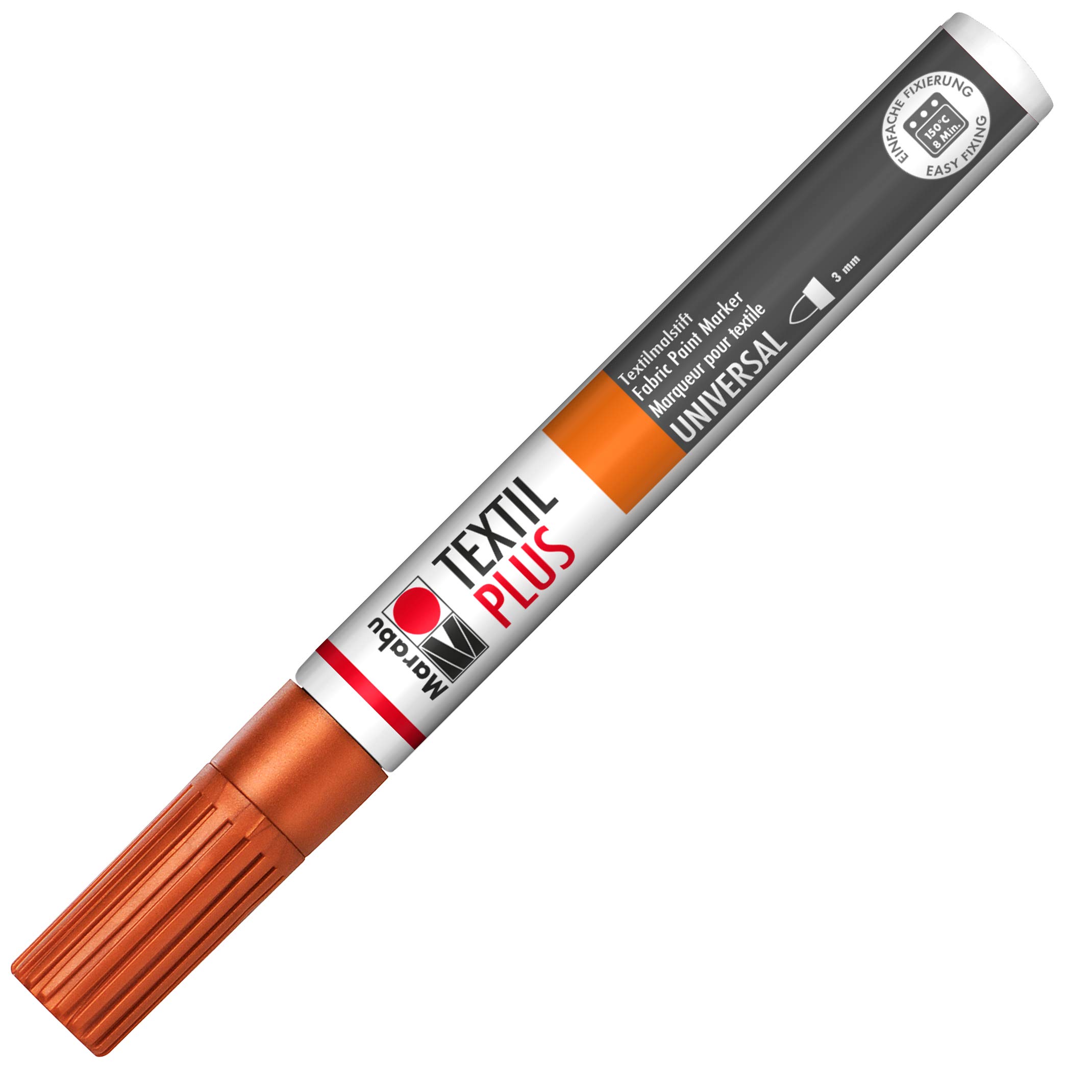 Marabu Textil Painter Plus 3mm Tip-Copper, Paint, 1.8 x 14.8 x 1.8 cm โ image 1