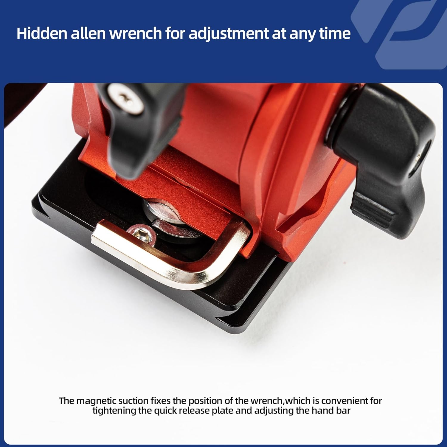 Fotopro Video Fluid Head Pan Tilt Head with Quick Release Plate and Adjustable Handle Max Load 6.61lbs 3kg for Compact Camcorders DSLR Camera Orange