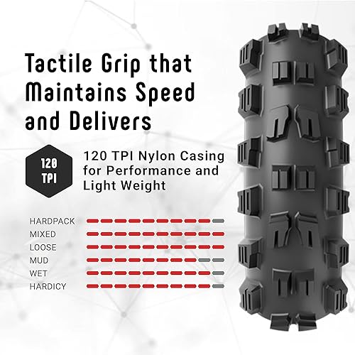 Miniatura 5 de Vittoria Mazza Mountain Bike Tires for Mixed Terrain Conditions - Trail TNT G2.0 MTB Tire