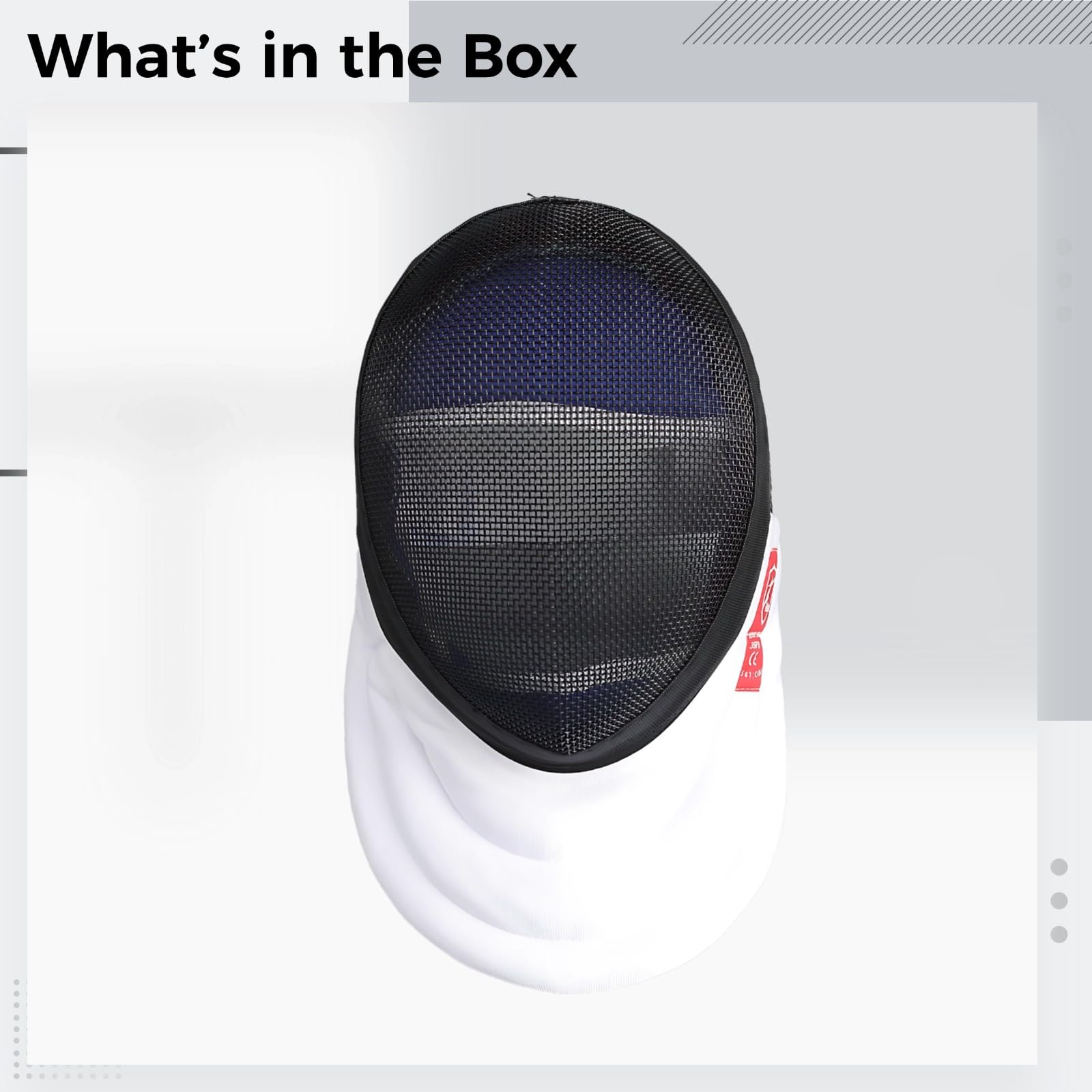 Casco da scherma certificato CE 350N, in acciaio al carbonio, misura universale, XL, stile rimovibile, per adulti e ragazzi, attrezzatura essenziale per recinzioni