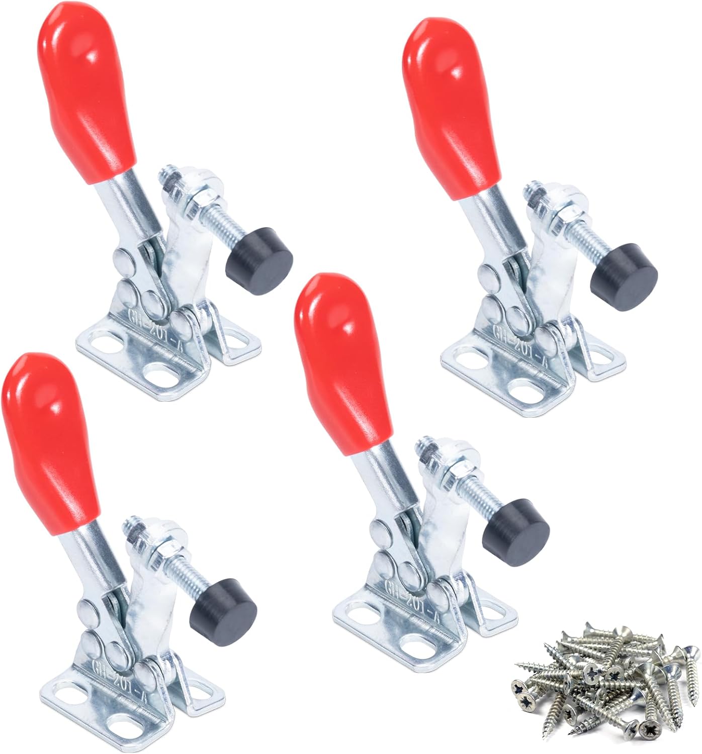 10 PK Toggle Clamp,holding capacity for light work, quick loading and unloading, and stabilising, 201C Quick Release horizontal Clamps