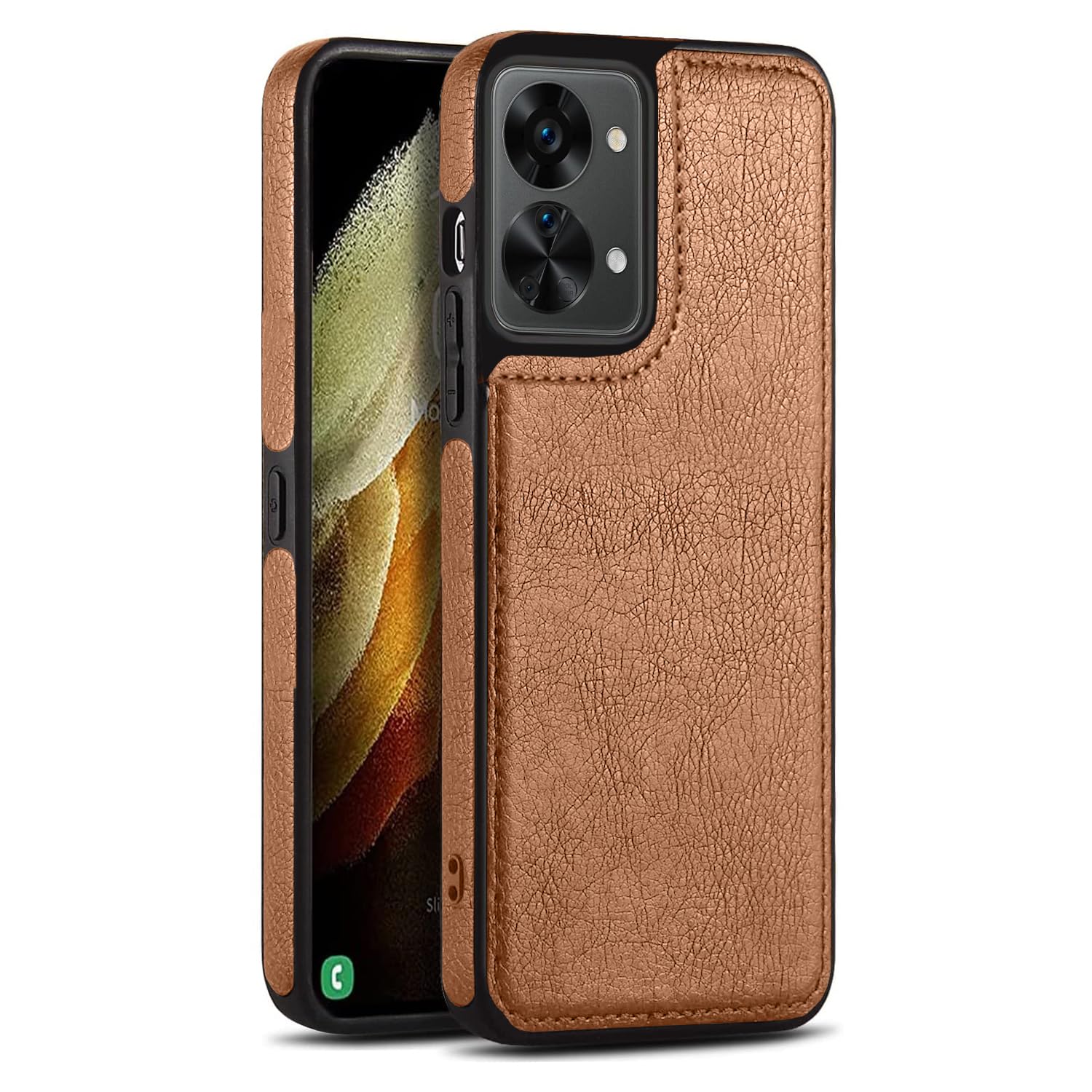 V-TAN Soft Leather case Back Cover Compatible with 1+Nord 2T 5G (Brown) (B0D4M5QRZP) Amazon Price History, Amazon Price Tracker
