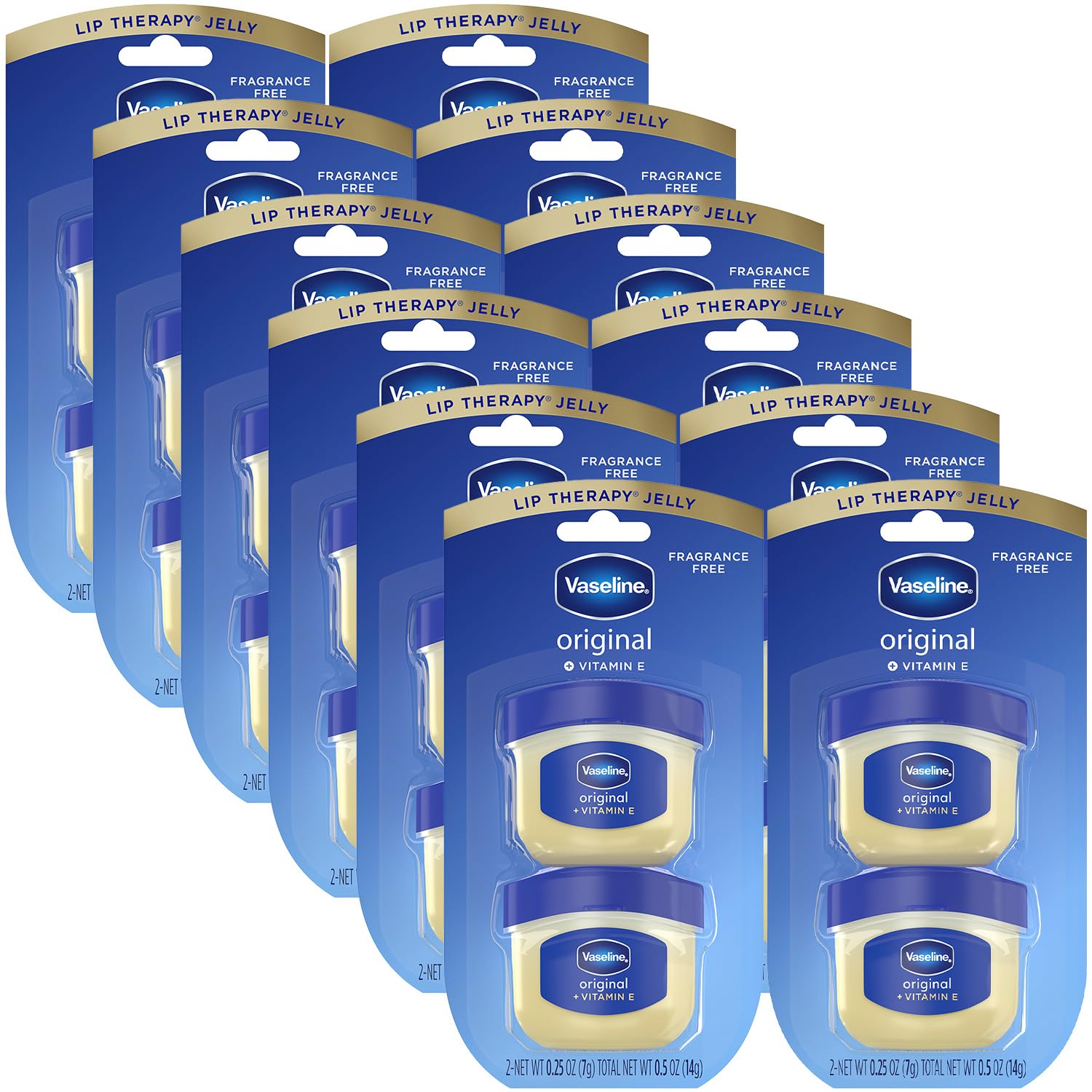Vaseline Lip Therapy Original Mini Balm for Soft Lips