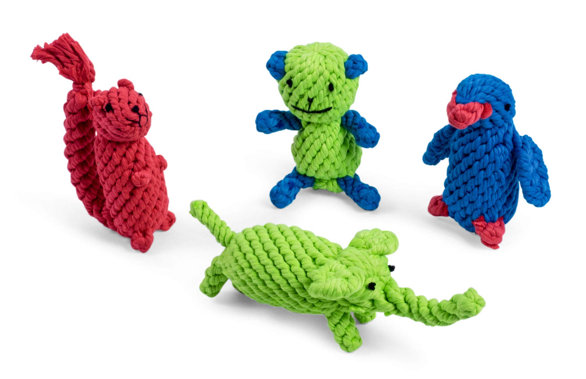 Petface Toyz Single Character Rope Dog Toy, One Supplied