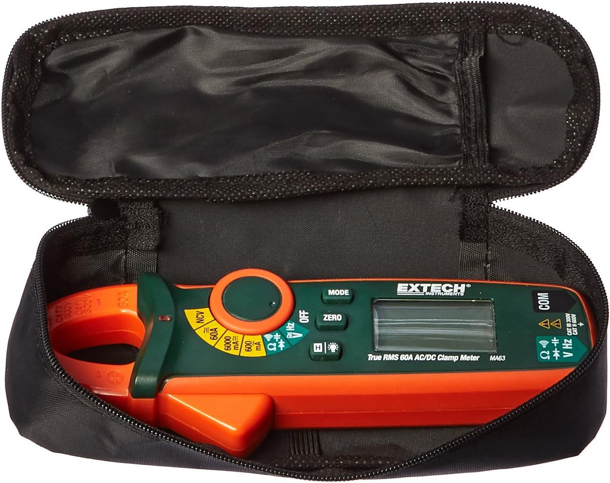 Black Friday Sale 2022 Extech MA63 True RMS 60A AC/DC Clamp Meter with NCV