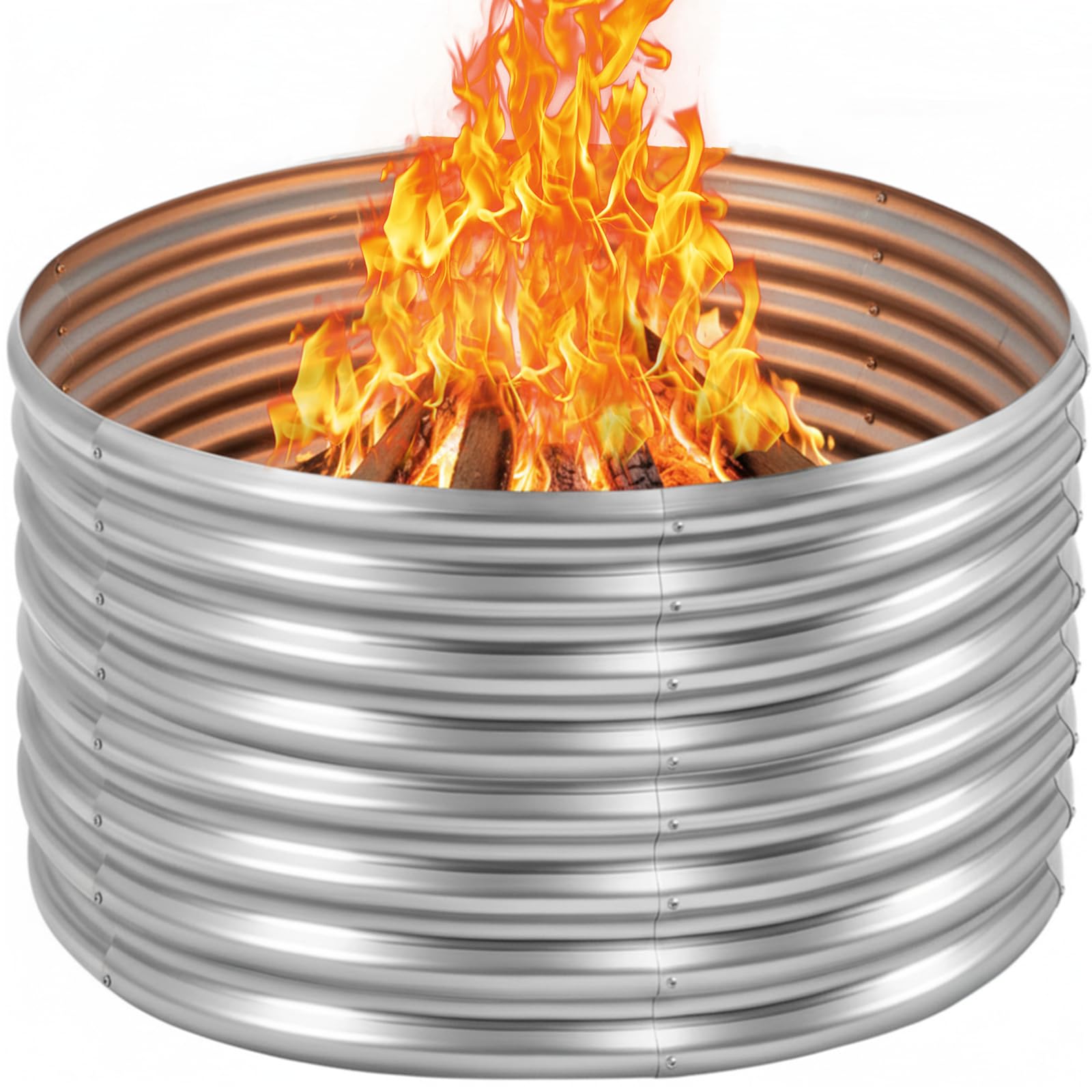 Jotesnew 48 Inch Fire Pit Ring