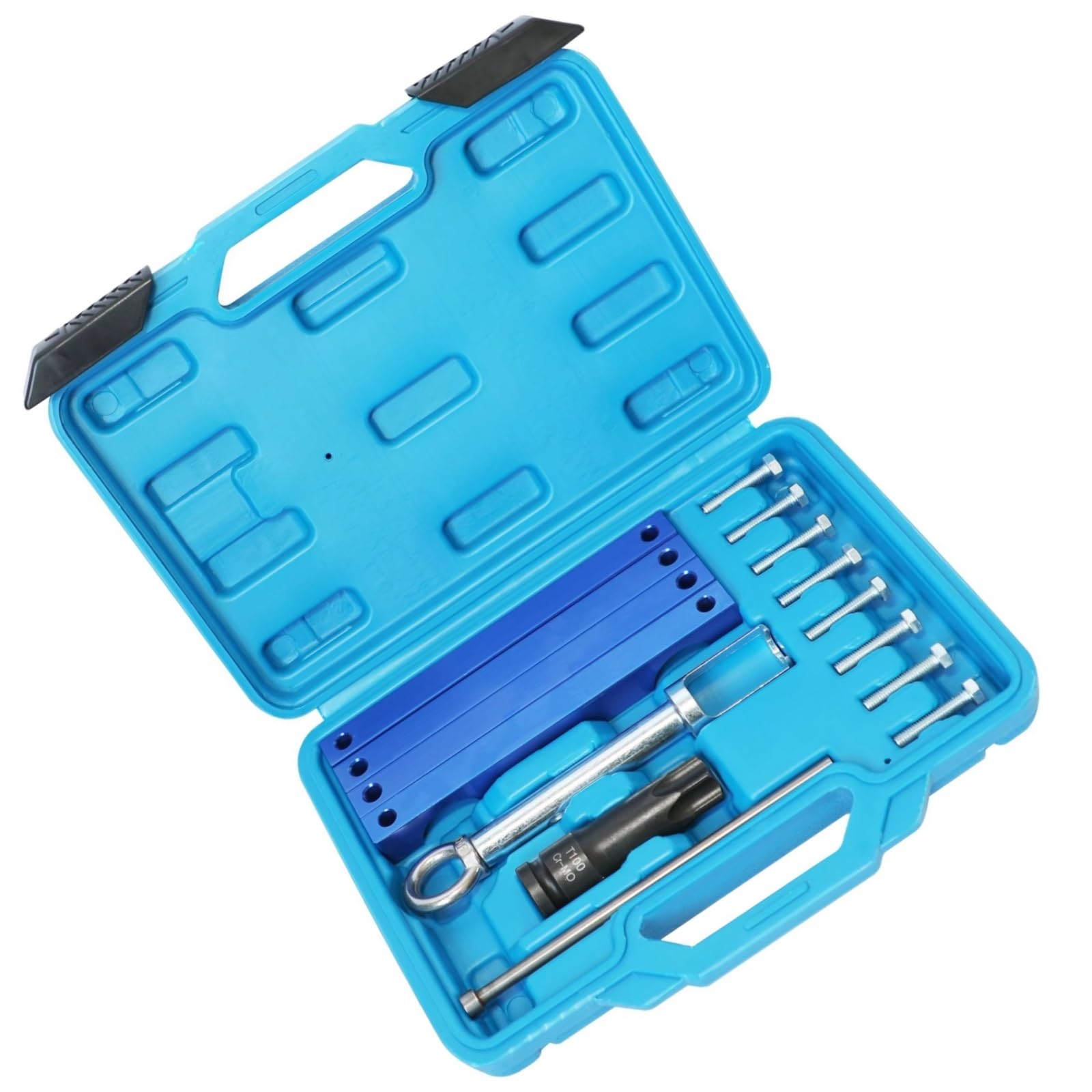 Strumento Bloccaggio Motore Compatibile con Benz M133 M152 M157 M270 M274 M276 M278 Kit di Strumenti per La Rimozione degli Iniettori di Fasatura del Motore