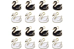 Honbay Swan Pendant Charms: Embellishment in Motion