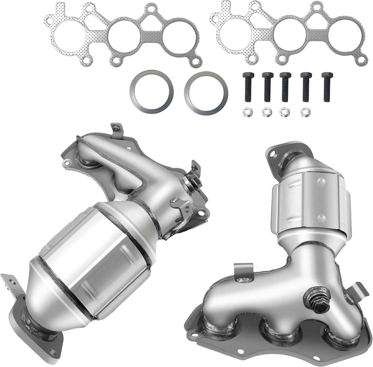 Exhaust Manifold Catalytic Converter Compatible with Toyota Camry 2007-2017 3.5L,Toyota Venza 2009-2015 3.5L,Lexus ES350 2007-2017 3.5L,Left&Right(EPA Compliant high flow standard)
