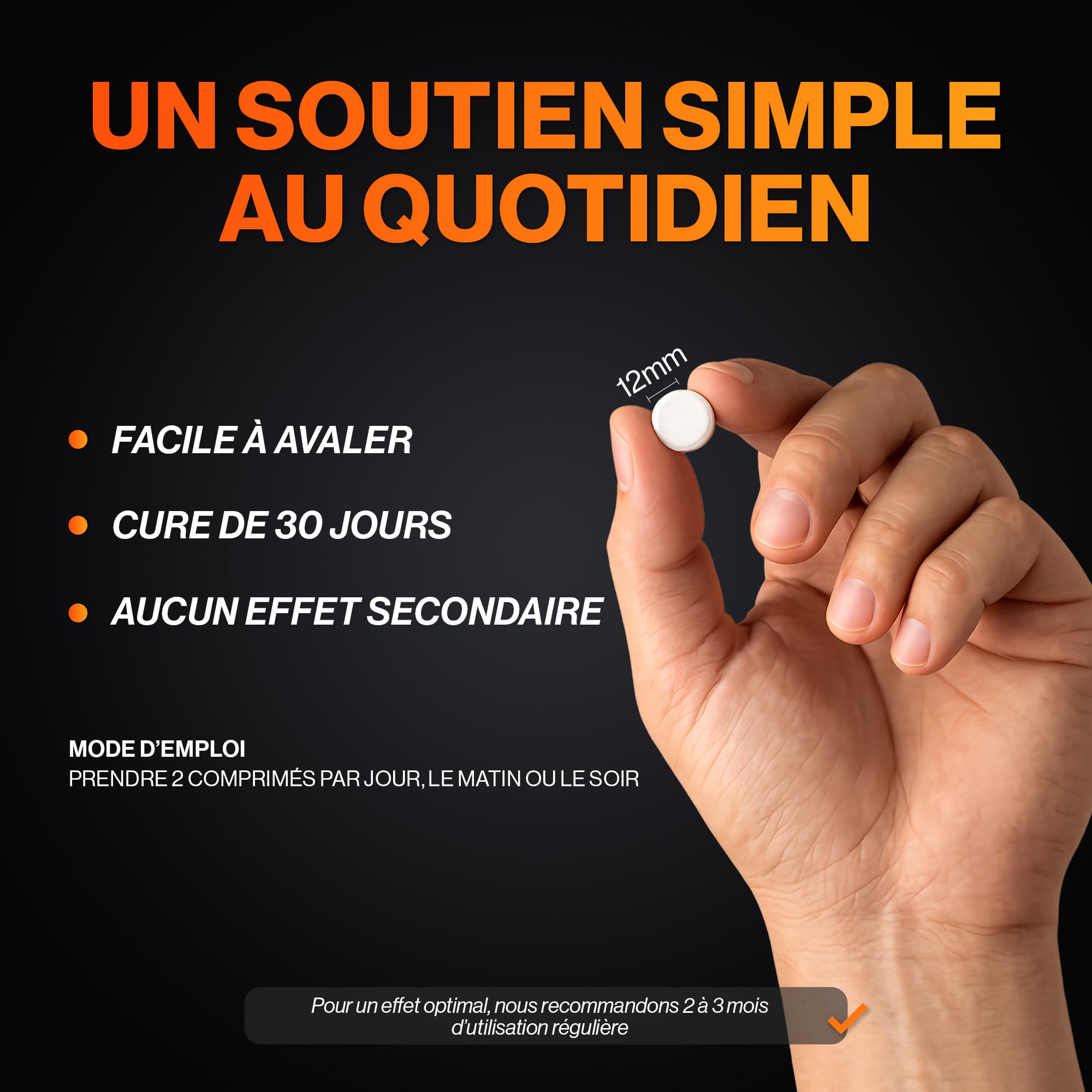 4 HIM TestoBalance - Énergie et Fonction Musculaire - avec Zinc, L-Arginine, Ginseng et Fenugrec - 60 Comprimés Végétaliens