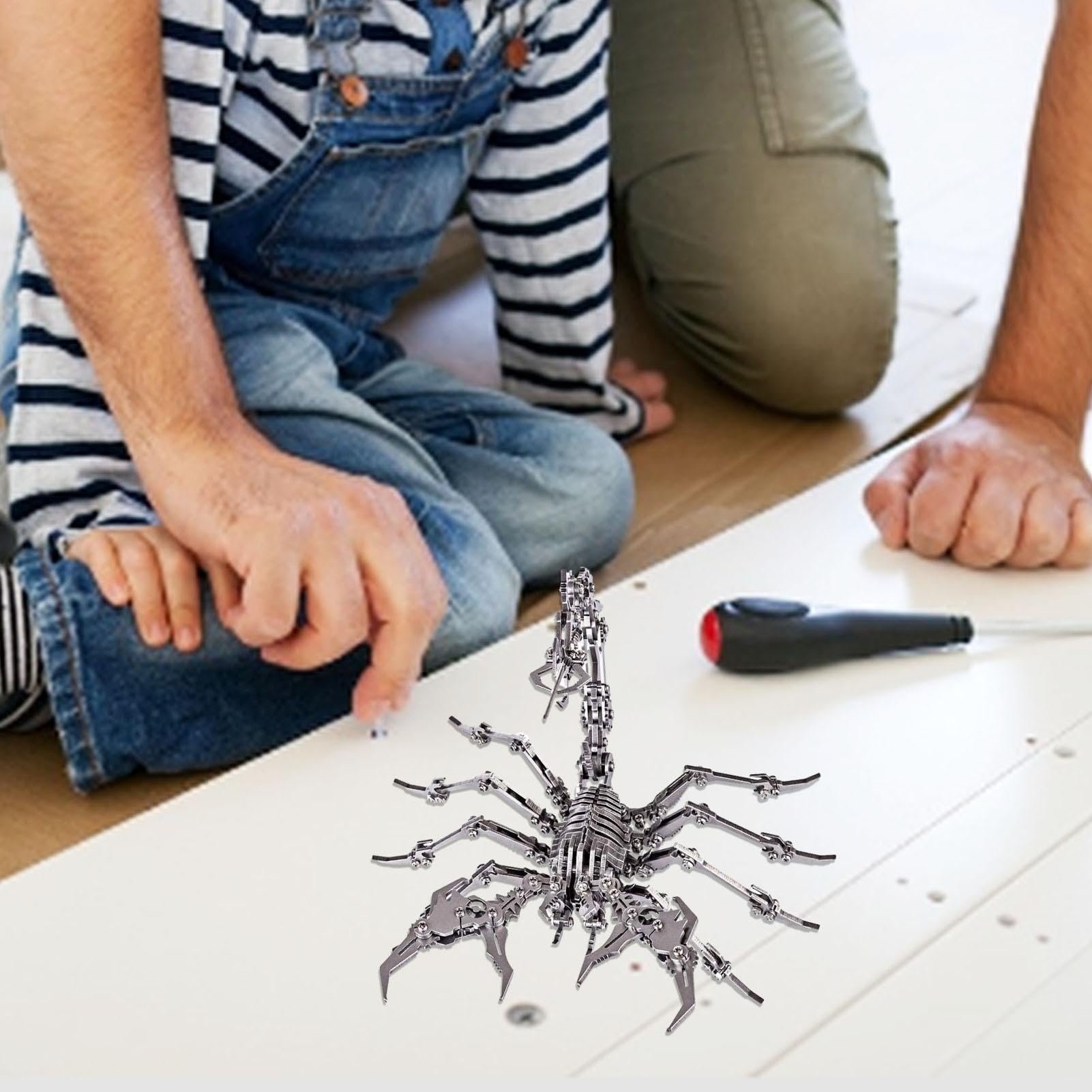 Puzzle in metallo,Kit staccabile fai-da-te - Puzzle per | adolescenti e adulti, assemblato a mano. Ornamento da scrivania