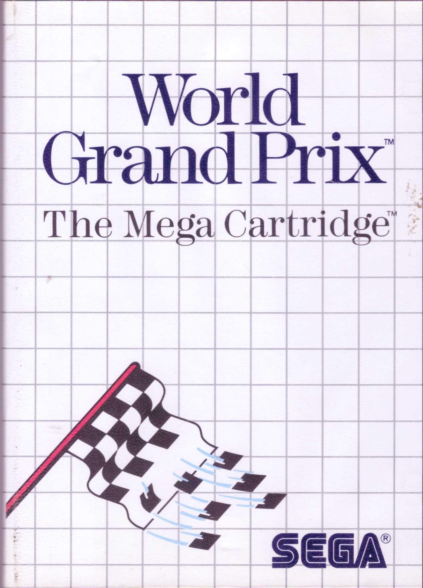 SEGA Master System - World Grand Prix - PAL Montrouge 92120