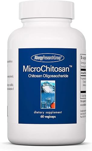 Grupo de Investigación de Alergia - MicroChitosan - Partículas Pequeñas de Mariscos - 60 Vegicaps