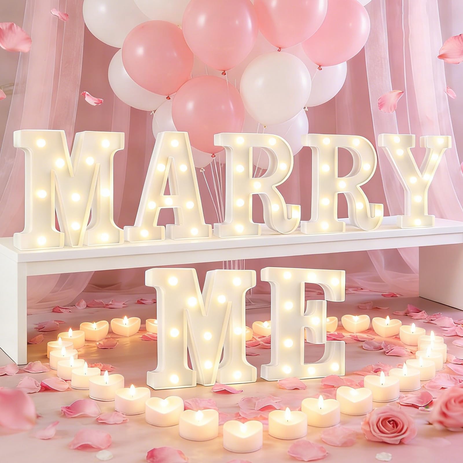 Photo 1 of SKYPHAROS Marry Me LED Light-Up Sign