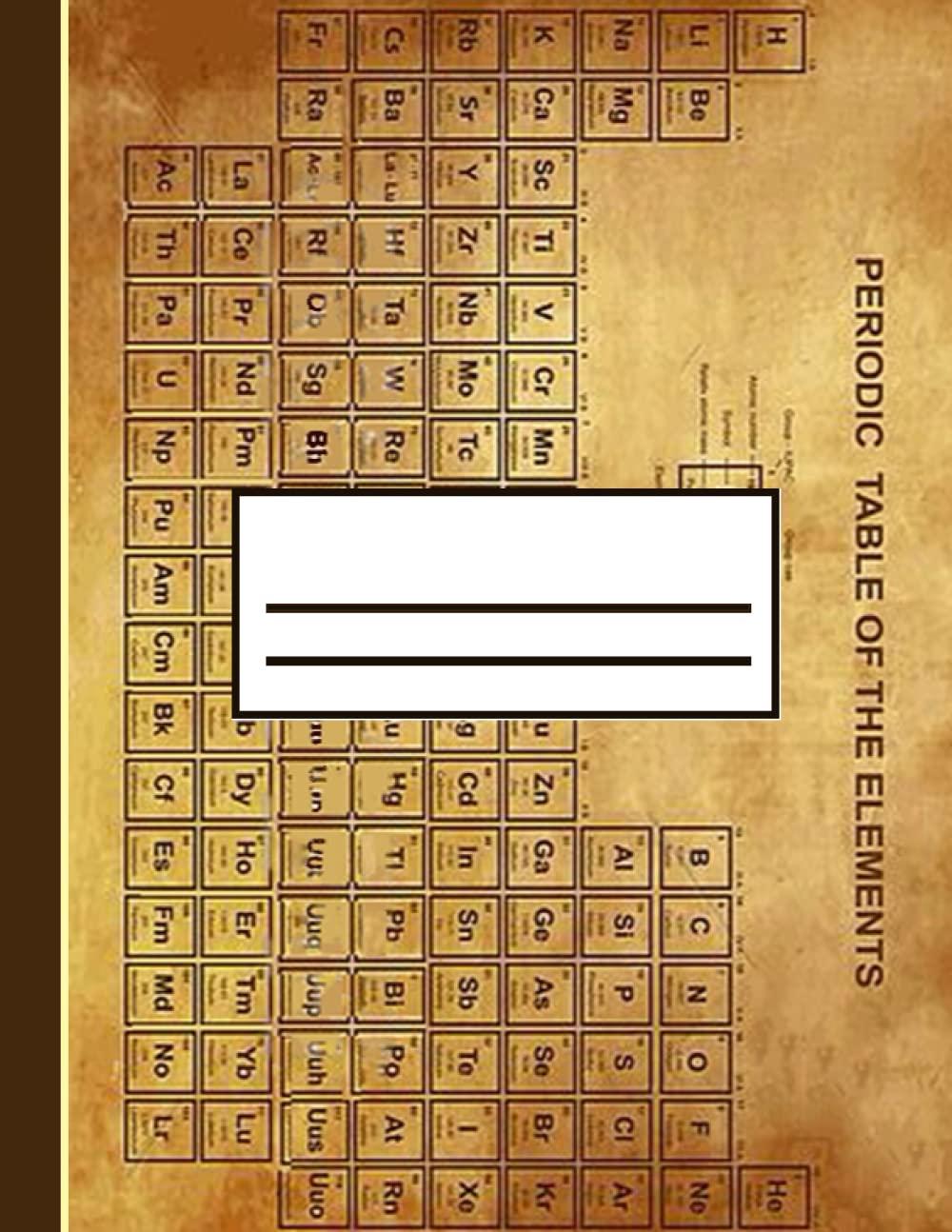 Laboratory Notebook: Lined Composition Notebook For Science Students For Lab and Lecture Notes, Calculations And Recording Measurements: Periodic Table Design for Chemistry Students