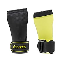 Velites I Guanti Cross Training Quad Ultra senza magnesio I Manopole Paracalli per Sollevamento Pesi I Per Atleti di Crosstraining o Ginnastica I Migliorare i Risultati, Taglia XL, Nero