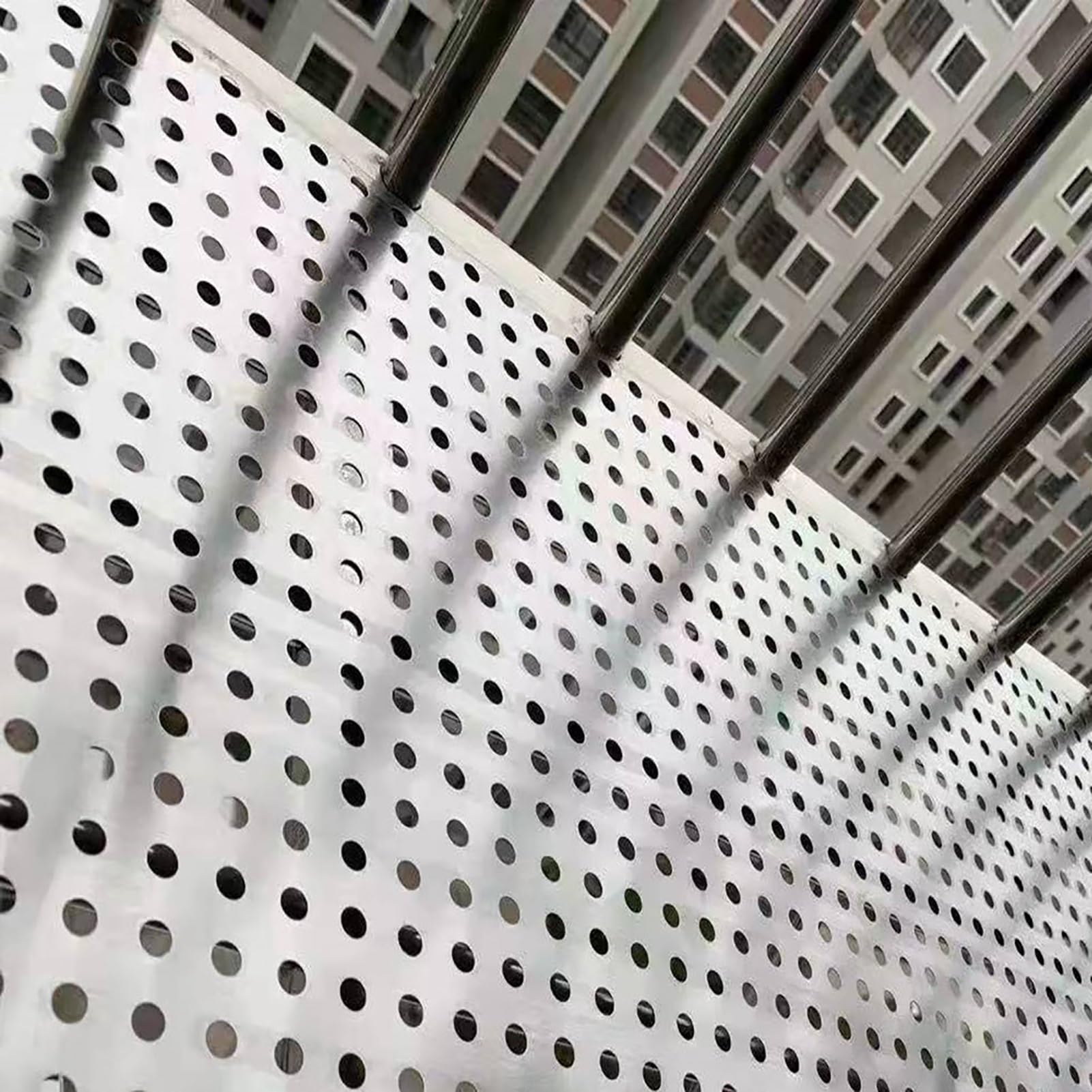 Perforated Panel Railing Perforated Metal Sheet Railing Industrial