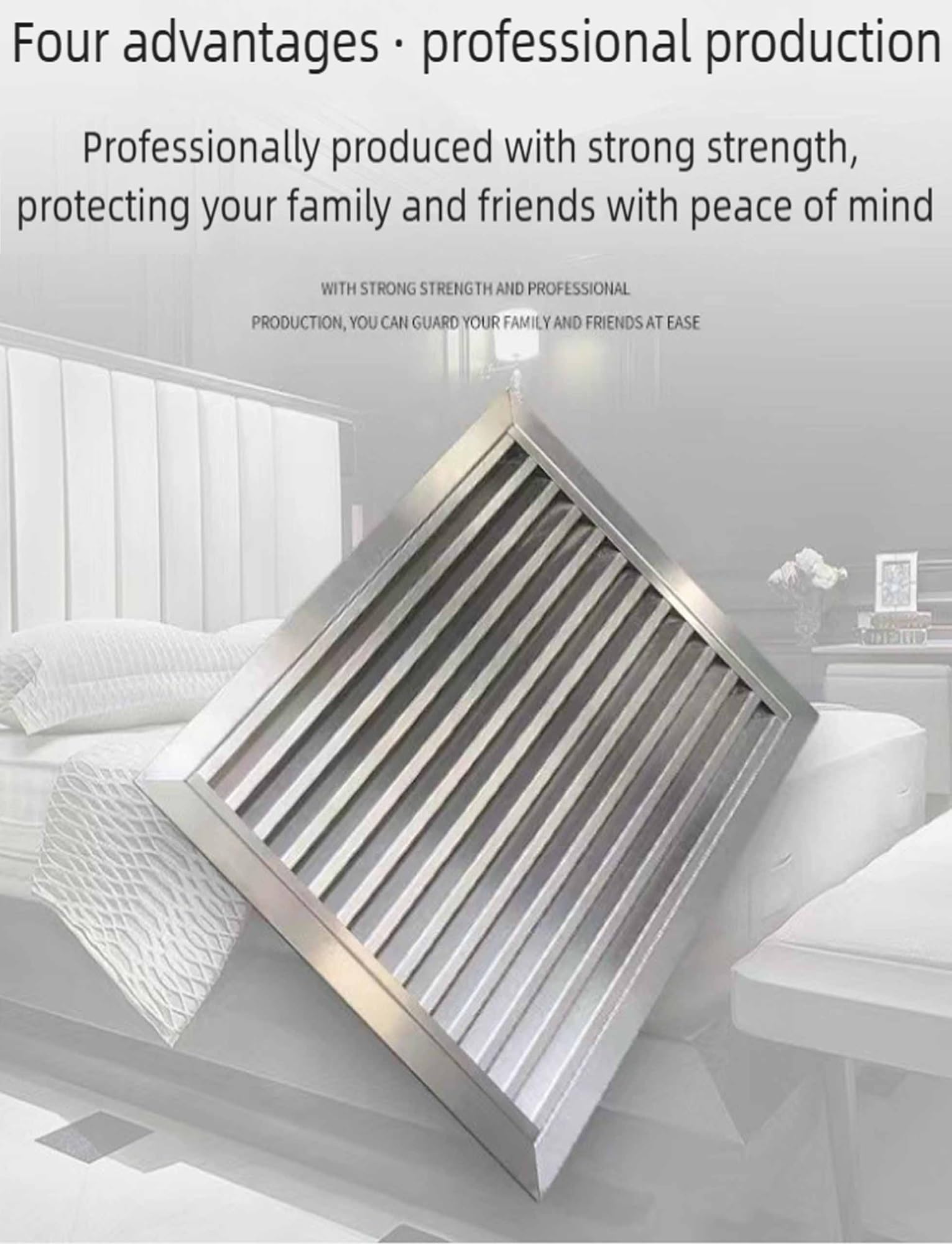Generico Griglia di Ventilazione Moderna e Regolabile per Installazione a Parete/soffitto, Design Elegante, Compatibile con bocchette Standard, Ideale per casa e Ufficio.