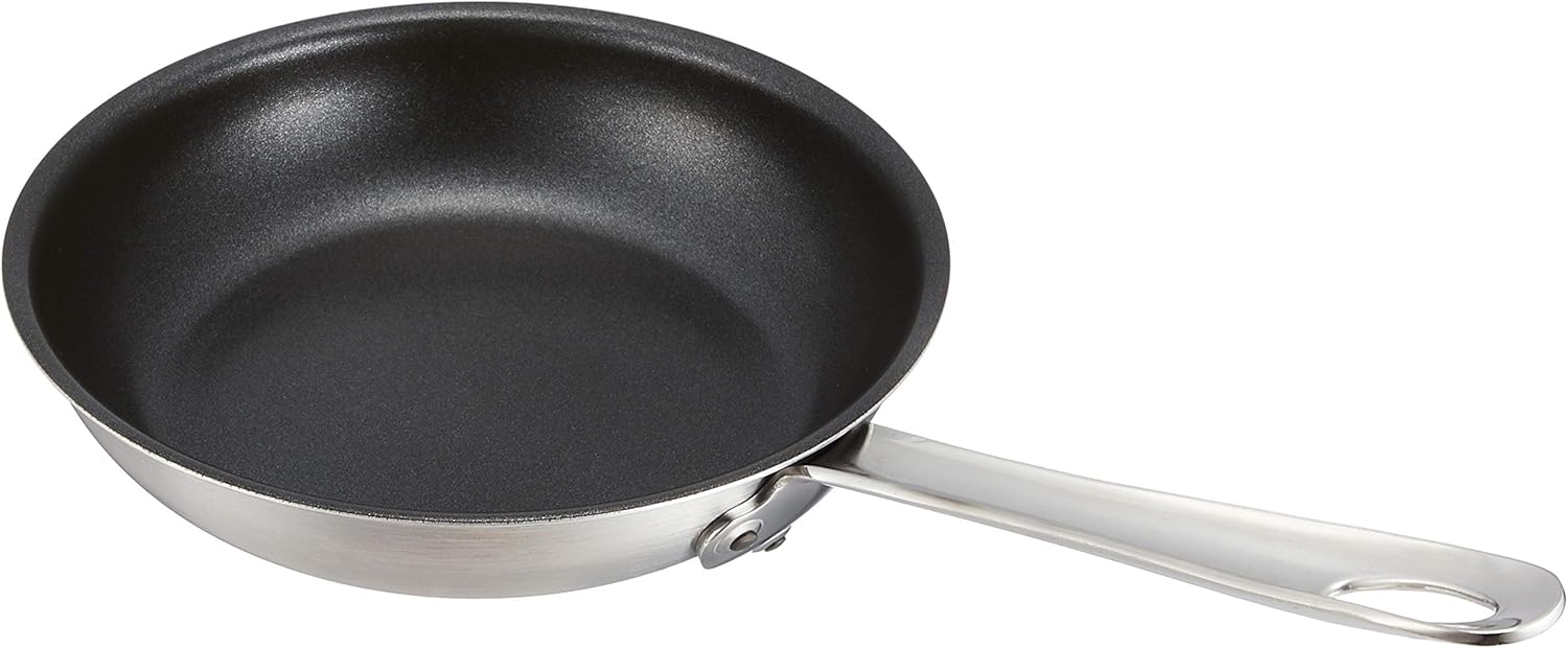 遠藤商事(Endo Shoji) Endoshoji AHLU005 Professional Torino Fry Pan, 10.2 inches (26 cm) (Fluorine Processed Interior), Compatible with Induction Cookers, Aluminum Clad, 3-Layer Steel, Made in Japan