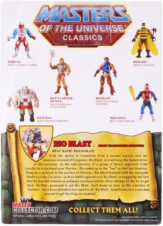 Masters of the Universe Classics Rio Blast Action Figure Matty