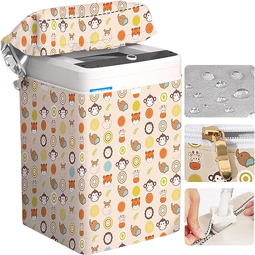 Miniatura 1 de Cubierta de carga superior para lavadora, cubierta impermeable para secadora con cremallera, a prueba de polvo, al aire libre, funda protectora de