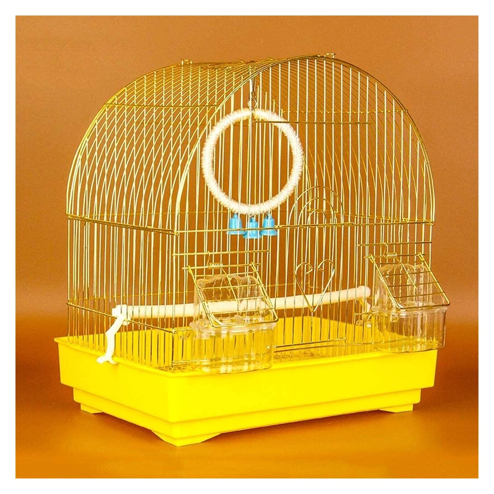 Gabbia per uccelli da viaggio, gabbia per pappagalli, regalo per gli amanti degli uccelli, piccola gabbia per uccelli per parrocchetti, fringuelli, inseparabili, gabbia da viaggio portatile per uccel